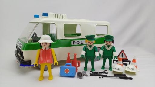 PLAYMOBIL 3253 FURGONETA DE POLICIA (AÑO 1977 - 1983)