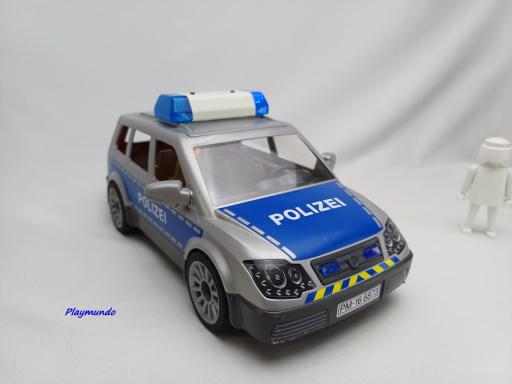 PLAYMOBIL COCHE DE POLICIA CON LUCES (VERSION ALEMANA POLIZEI) [1]