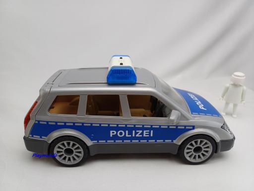 PLAYMOBIL COCHE DE POLICIA CON LUCES (VERSION ALEMANA POLIZEI) [2]