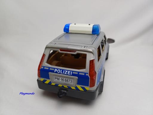 PLAYMOBIL COCHE DE POLICIA CON LUCES (VERSION ALEMANA POLIZEI) [3]