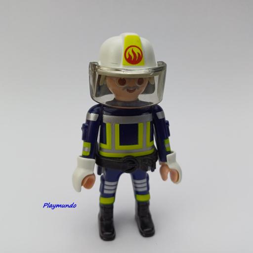 PLAYMOBIL MUÑECO CLICK BOMBERO OBRAS OTROS  MOD260 [0]