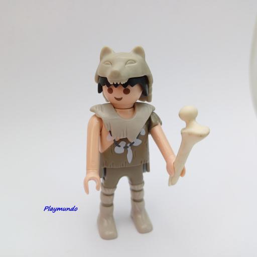 PLAYMOBIL MUÑECO CLICK  CAVERNICOLA MOD017 [0]