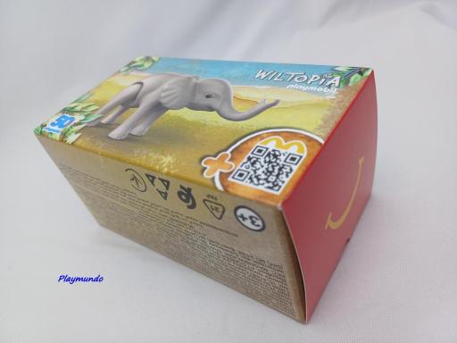 PLAYMOBIL ELEFANTE- WILTOPIA PROMOCIONAL McDonald´s  27608-12A (50 ANIVERSARIO) [1]