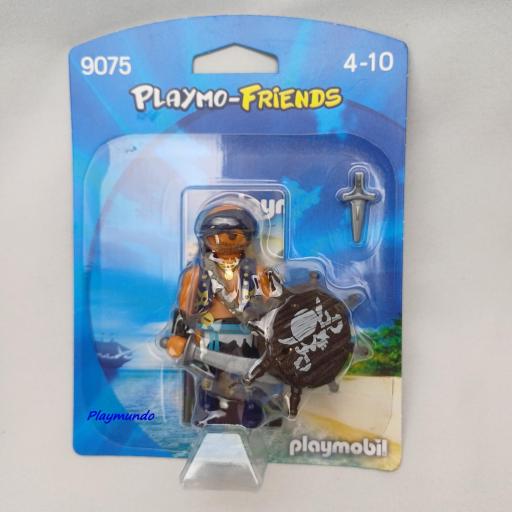 PLAYMOBIL 9075 PLAYMO-FRIENDS PIRATA  (BLISTER ABIERTO) AÑO 2017