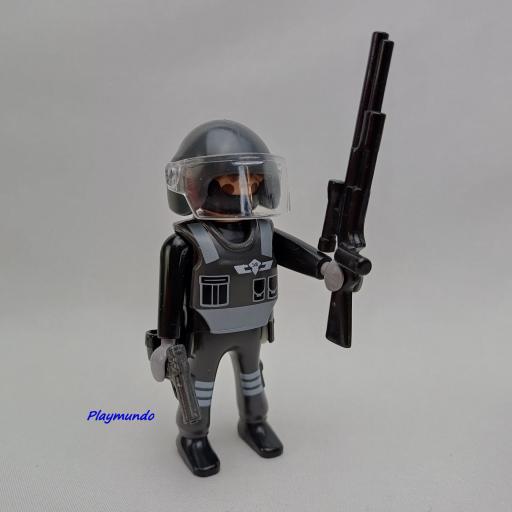 PLAYMOBIL MUÑECO CLICK  POLICIA AGENTE MOD578