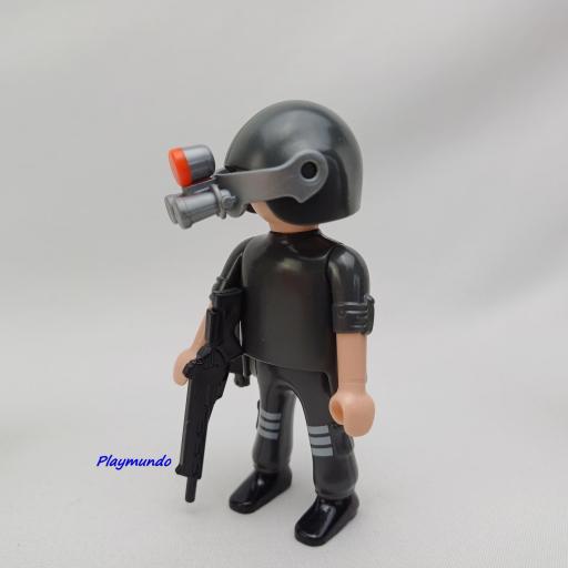 PLAYMOBIL MUÑECO CLICK  POLICIA AGENTE MOD579 [1]