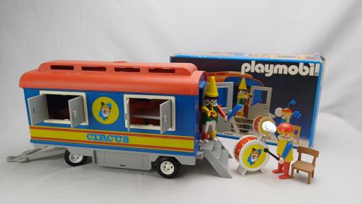 PLAYMOBIL 3477 REMOLQUE DE LOS PAYASOS DEL CIRCO (AÑO 1982 - 1990) 