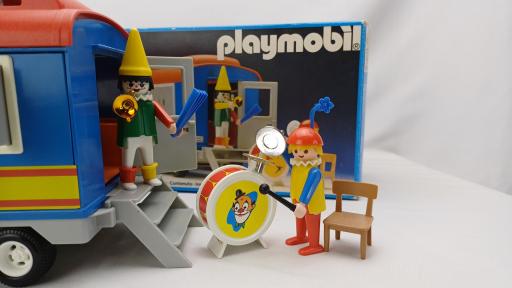 PLAYMOBIL 3477 REMOLQUE DE LOS PAYASOS DEL CIRCO (AÑO 1982 - 1990)  [1]