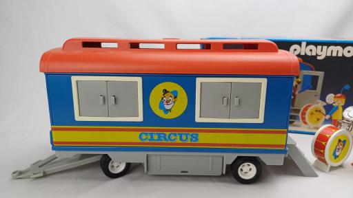 PLAYMOBIL 3477 REMOLQUE DE LOS PAYASOS DEL CIRCO (AÑO 1982 - 1990)  [2]