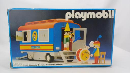 PLAYMOBIL 3477 REMOLQUE DE LOS PAYASOS DEL CIRCO (AÑO 1982 - 1990)  [5]