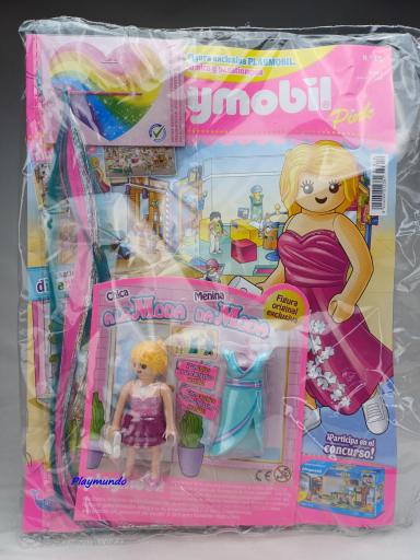 PLAYMOBIL REVISTA PINK Nº56 CHICA A LA MODA  (AGOSTO 2024) Con figura y accesorio para el pelo. [0]