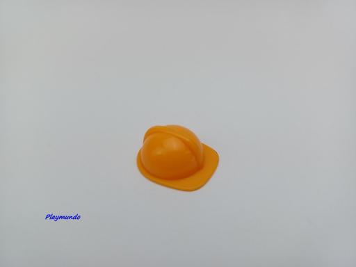 PLAYMOBIL CASCO NARANJA CONSTRUCCION PRIMERA EPOCA MOD01 [0]