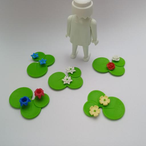 PLAYMOBIL LOTE NENUFARES FLORES MOD68 [0]