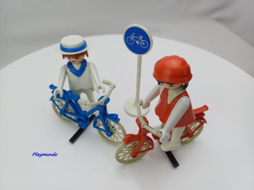 PLAYMOBIL 3573 CICLISTAS (AÑO 1980) [3]