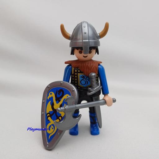 PLAYMOBIL GUERRERO VIKINGO MEDIEVAL MUÑECO CLICK  MOD0977