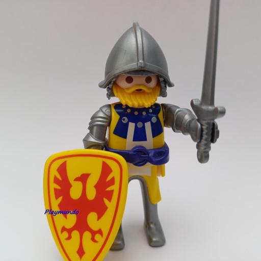 PLAYMOBIL GUERRERO CABALLERO MEDIEVAL MUÑECO CLICK  MOD0996 [1]