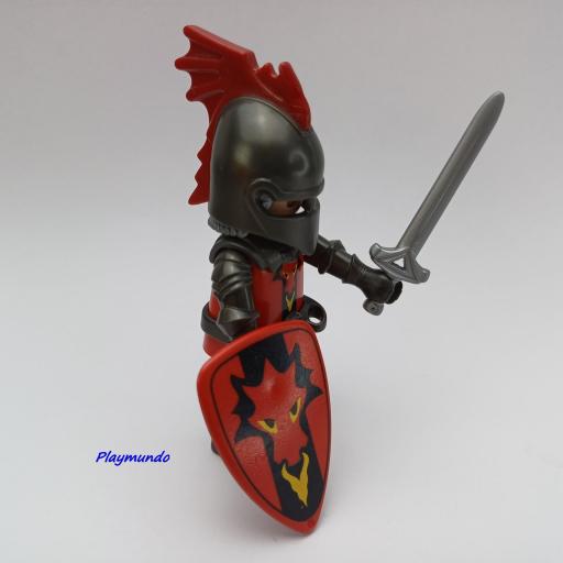 PLAYMOBIL GUERRERO CABALLERO MEDIEVAL MUÑECO CLICK  MOD0997 [1]