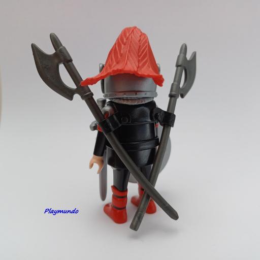 PLAYMOBIL GUERRERO CABALLERO MEDIEVAL MUÑECO CLICK  MOD0998 [1]