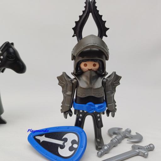 PLAYMOBIL 3315 CABALLERO NEGRO MEDIEVAL (AÑO 2004) [3]