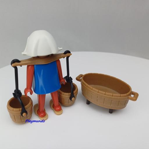 PLAYMOBIL 3372 LAVANDERA CAMPESINA MEDIEVAL (AÑO 1977) [2]