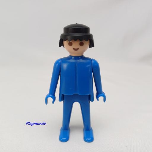 PLAYMOBIL MUÑECO CLICK AZUL MORENO, MANOS FIJAS