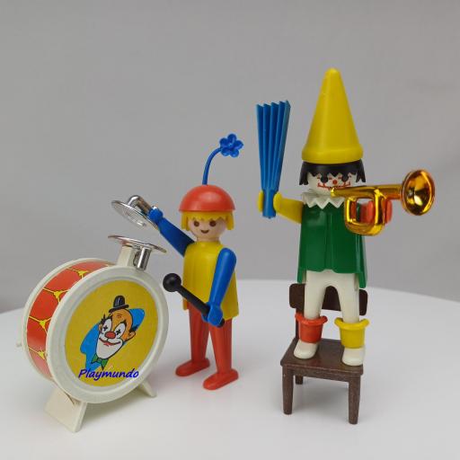 PLAYMOBIL 3578 PAYASOS MUSICOS (AÑO 1980 - 1982)