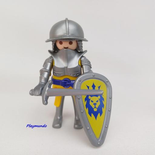 PLAYMOBIL GUERRERO CABALLERO MEDIEVAL MUÑECO CLICK  MOD0980