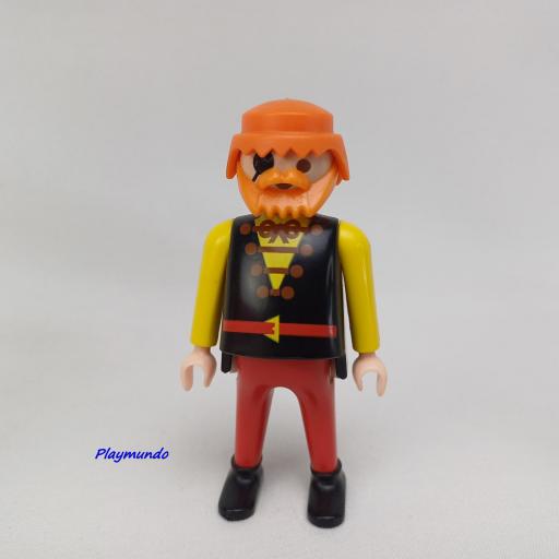 PLAYMOBIL  PERSONAJE MEDIEVAL PIRATA mod0183 [0]