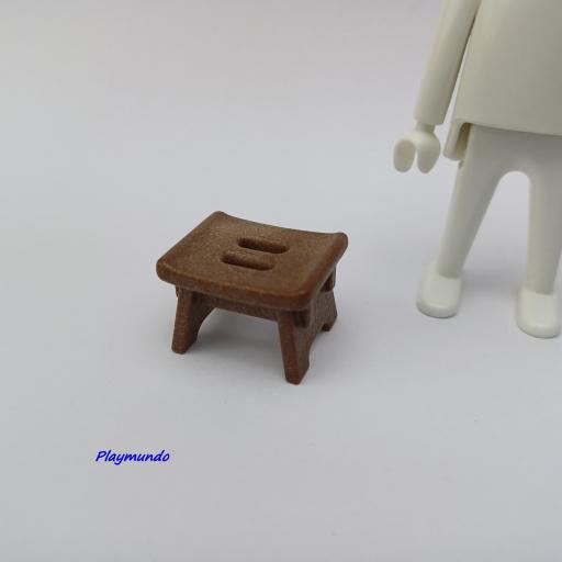 PLAYMOBIL ASIENTO MEDIEVAL TABURETE  MOBILIARIO MOD13