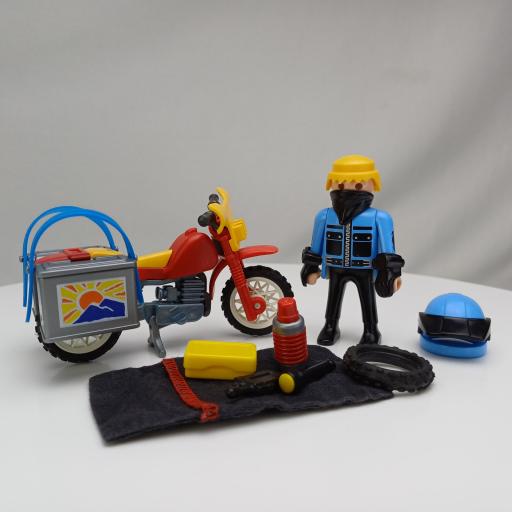 PLAYMOBIL 3222 MOTO MOTOCROSS RALLY  (AÑO 2003) [1]