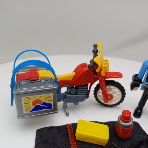 PLAYMOBIL 3222 MOTO MOTOCROSS RALLY  (AÑO 2003) [3]