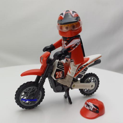 PLAYMOBIL 9357 SPECIAL MOTO MOTOCROSS  (AÑO 2018) [0]