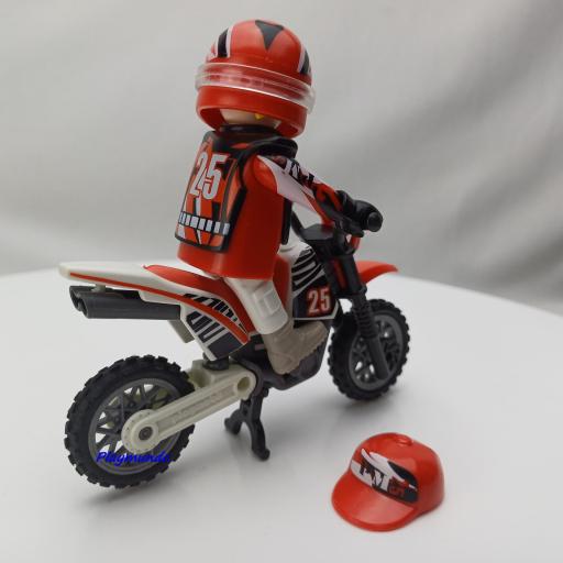 PLAYMOBIL 9357 SPECIAL MOTO MOTOCROSS  (AÑO 2018) [1]