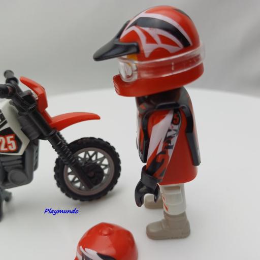 PLAYMOBIL 9357 SPECIAL MOTO MOTOCROSS  (AÑO 2018) [5]