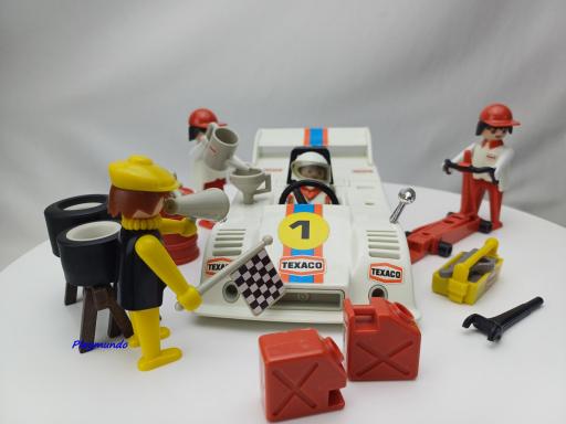 PLAYMOBIL 3520 COCHE DE CARRERAS EQUIPO (AÑO 1979) [6]