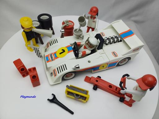 PLAYMOBIL 3520 COCHE DE CARRERAS EQUIPO (AÑO 1979) [7]