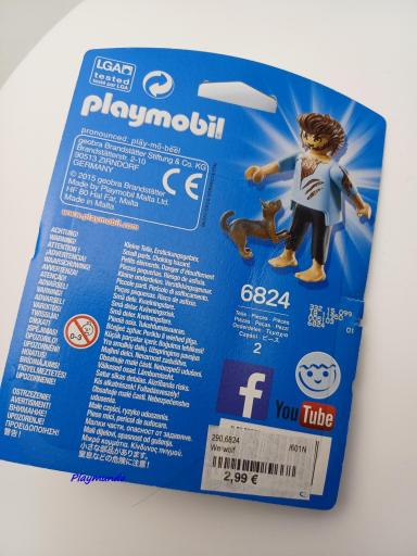 PLAYMOBIL 6824 PLAYMO-FRIENDS HOMBRE LOBO (AÑO 2016) [2]