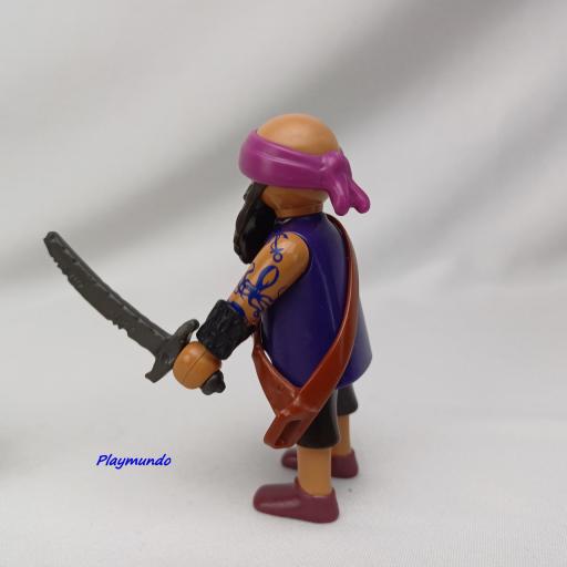 PLAYMOBIL MUÑECO CLICK PIRATA SALTY DE LA PELICULA MOVIE MOD03 [0]