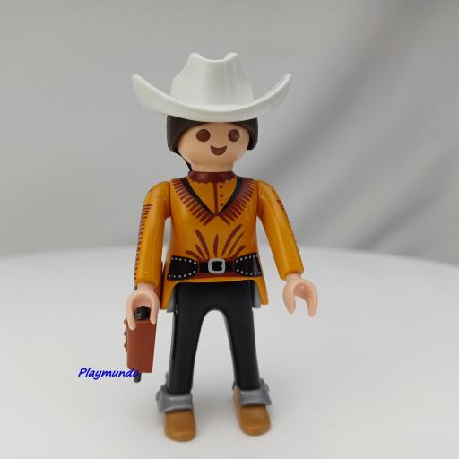 PLAYMOBIL  SERIE 15 VAQUERA OESTE WESTERN 