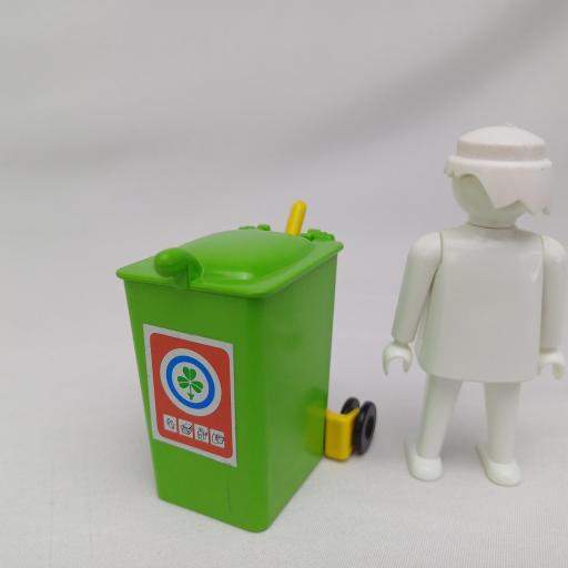 PLAYMOBIL CUBO CONTENEDOR DE BASURA 