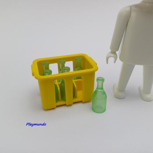 PLAYMOBIL CAJA CON BOTELLAS