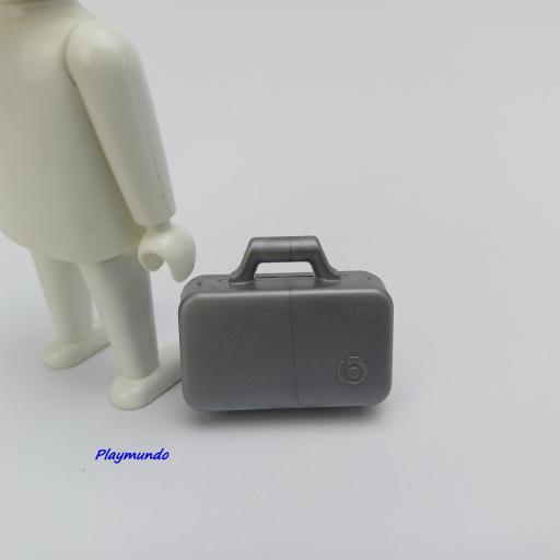 PLAYMOBIL MALETA GRIS