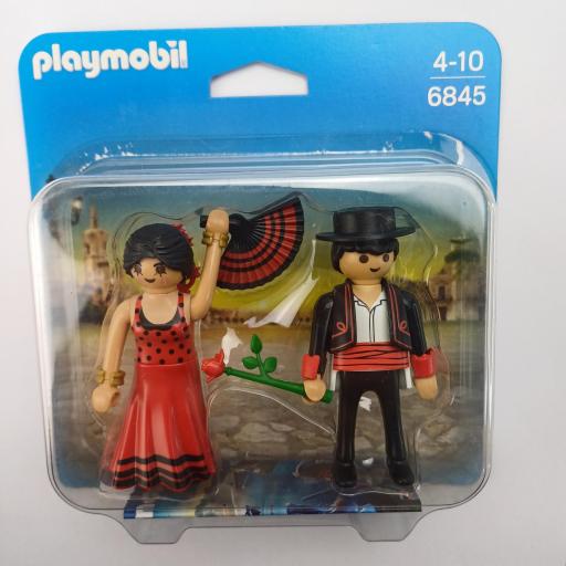 PLAYMOBIL 6845 DUO PACK BAILARINES FLAMENCOS (Blister abierto)