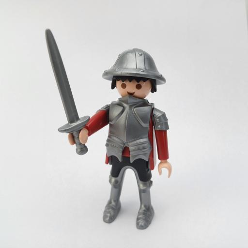 PLAYMOBIL GUERRERO CABALLERO MEDIEVAL MUÑECO CLICK  MOD0996