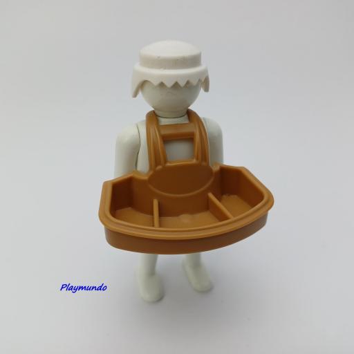 PLAYMOBIL BANDEJA PORTA SNAKS BEBIDAS COMIDA VENDEDOR AMBULANTE [1]