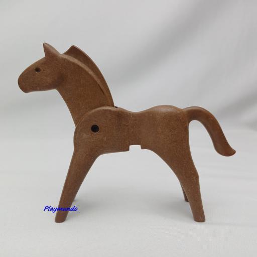 ​PLAYMOBIL CABALLO CLASICO MARRON OSCURO MOD047 [0]