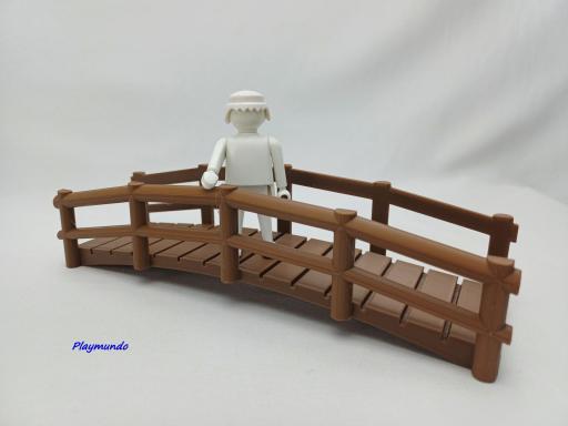 3DM COMPATIBLE PLAYMOBIL PUENTE MARRON OESTE MEDIEVAL BELEN