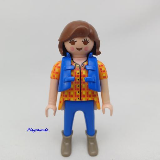 PLAYMOBIL MUJER MUÑECO CLICK   MOD017