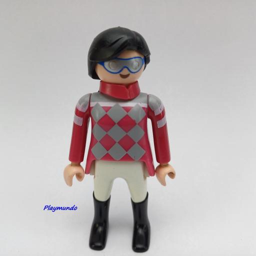 PLAYMOBIL MUÑECO CLICK MUJER  HIPICA MOD127