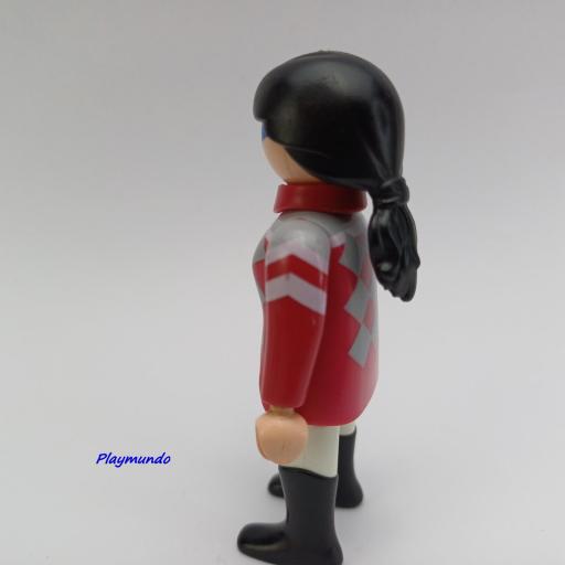 PLAYMOBIL MUÑECO CLICK MUJER  HIPICA MOD127 [1]